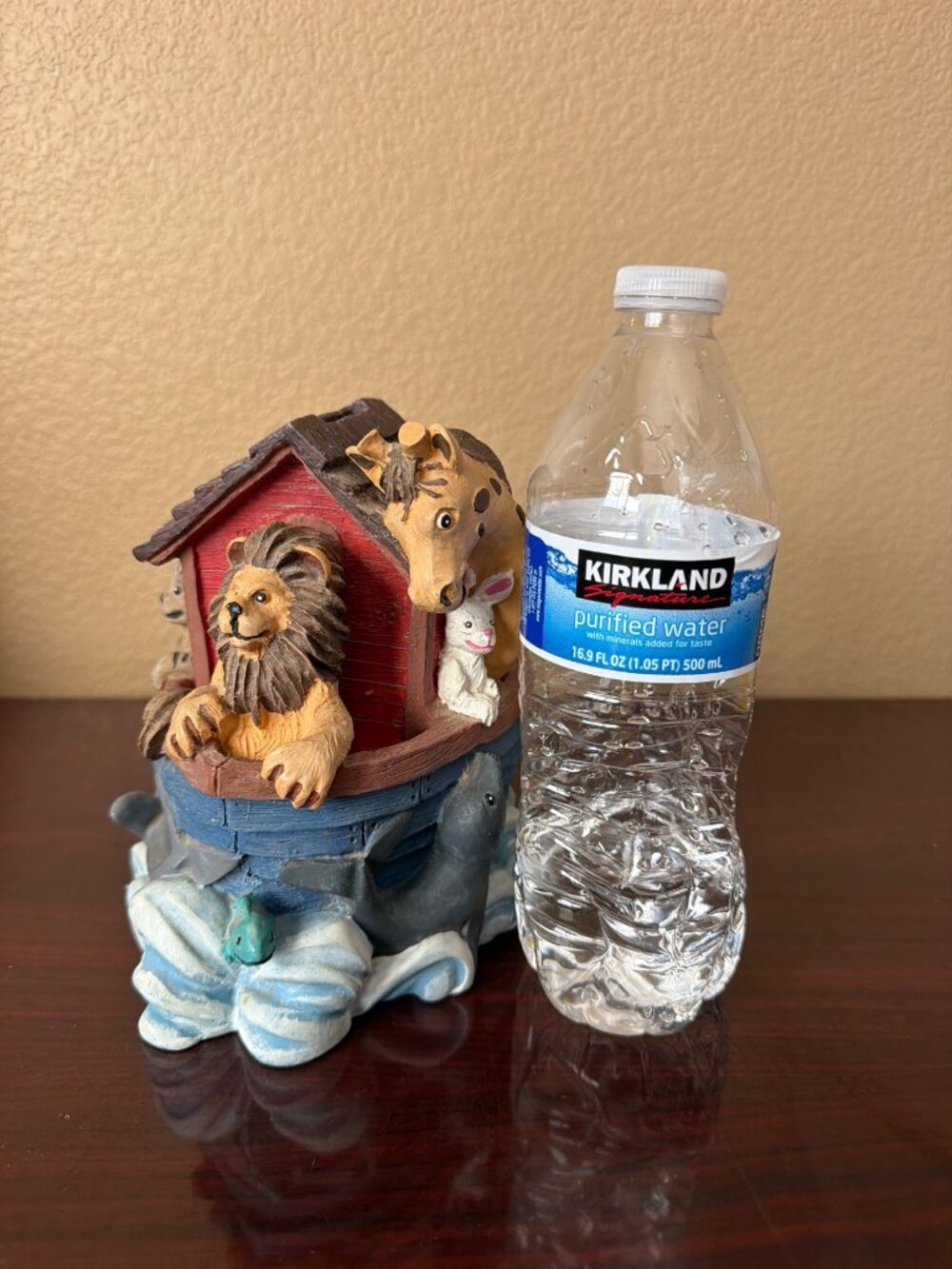 Vintage 1993 Figi Graphics Noah's Ark Resin Piggy Bank Nursery Decor - Picture 5 of 15